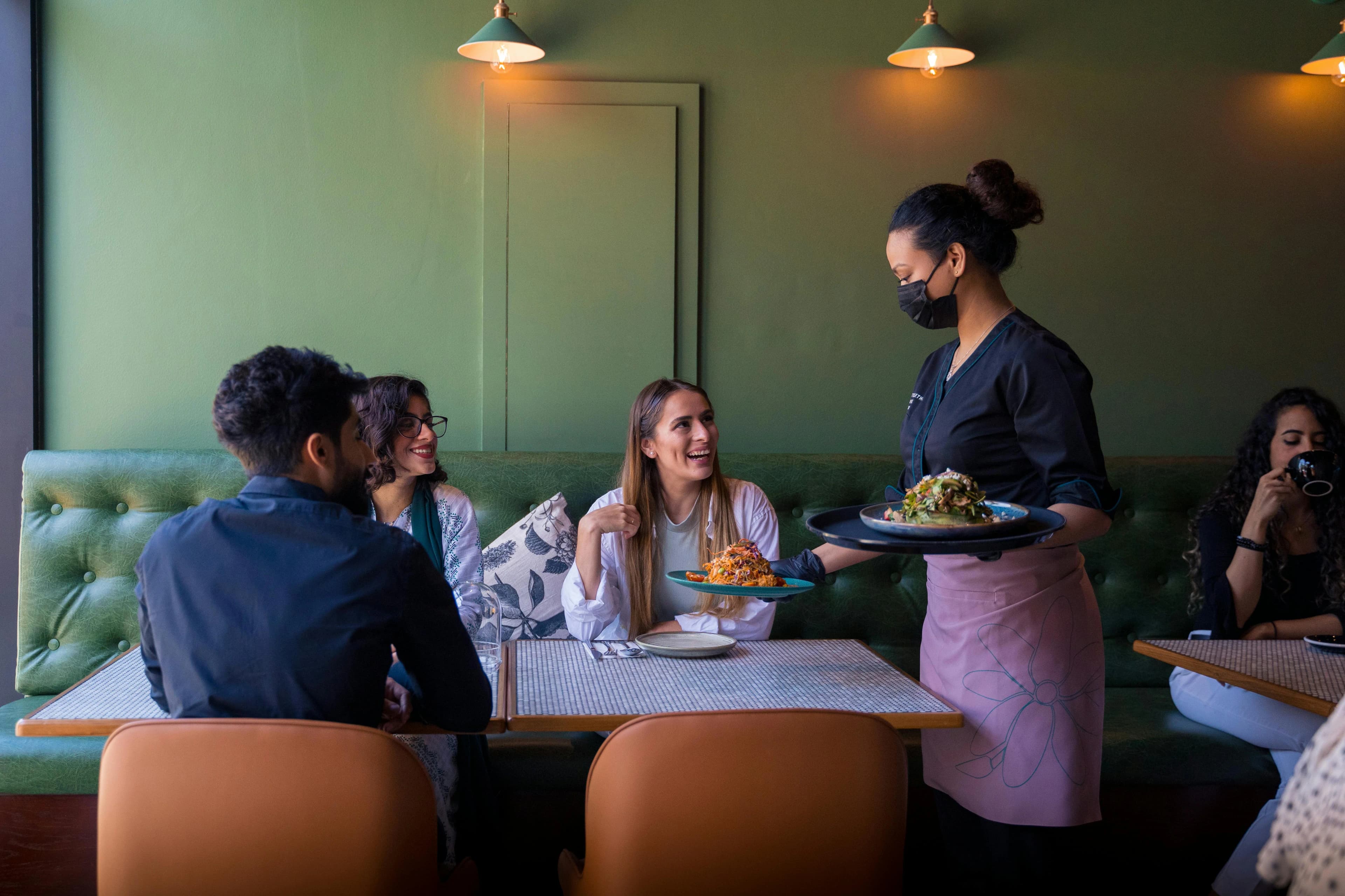 Guests show up. You do nothing.