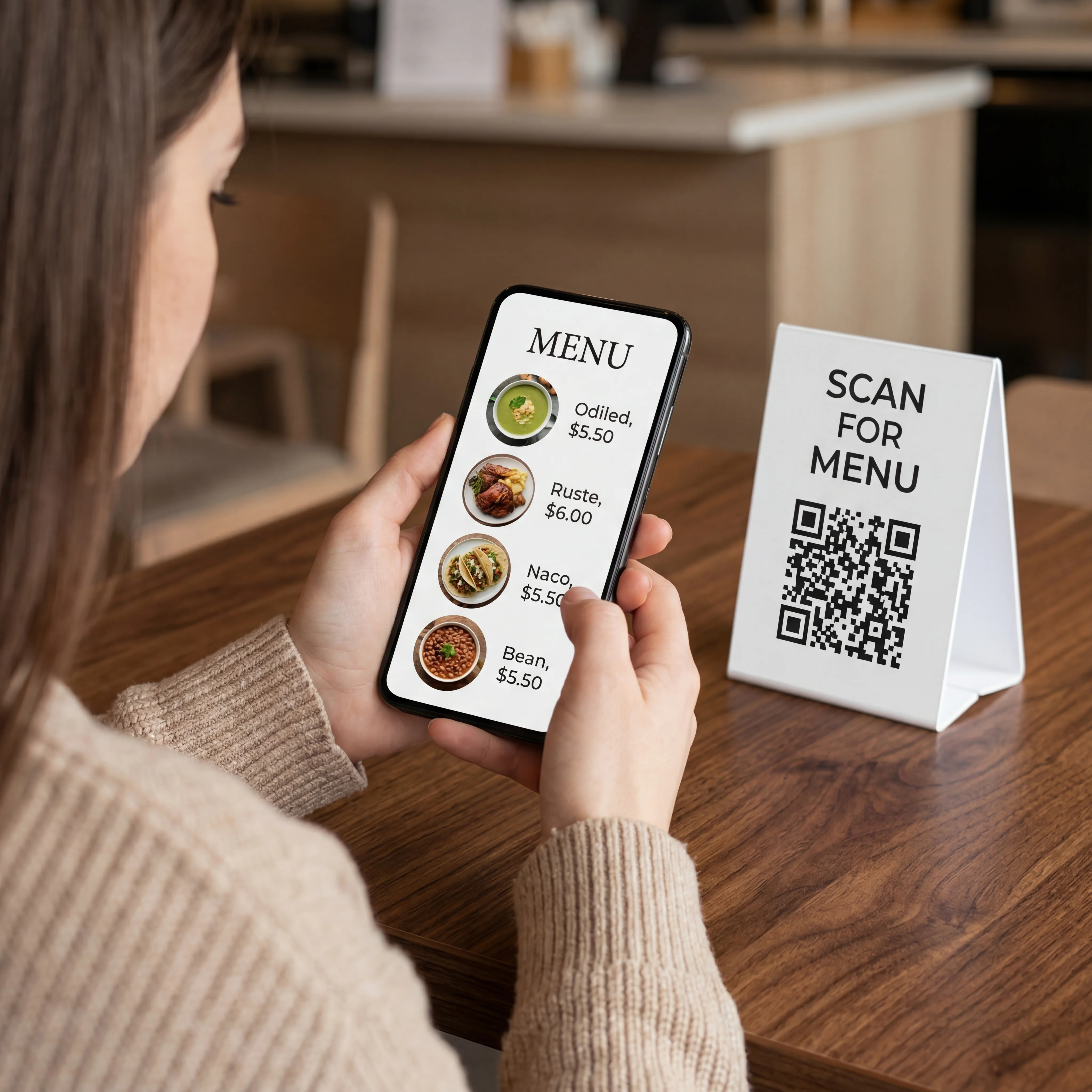 Your menu, published in minutes.